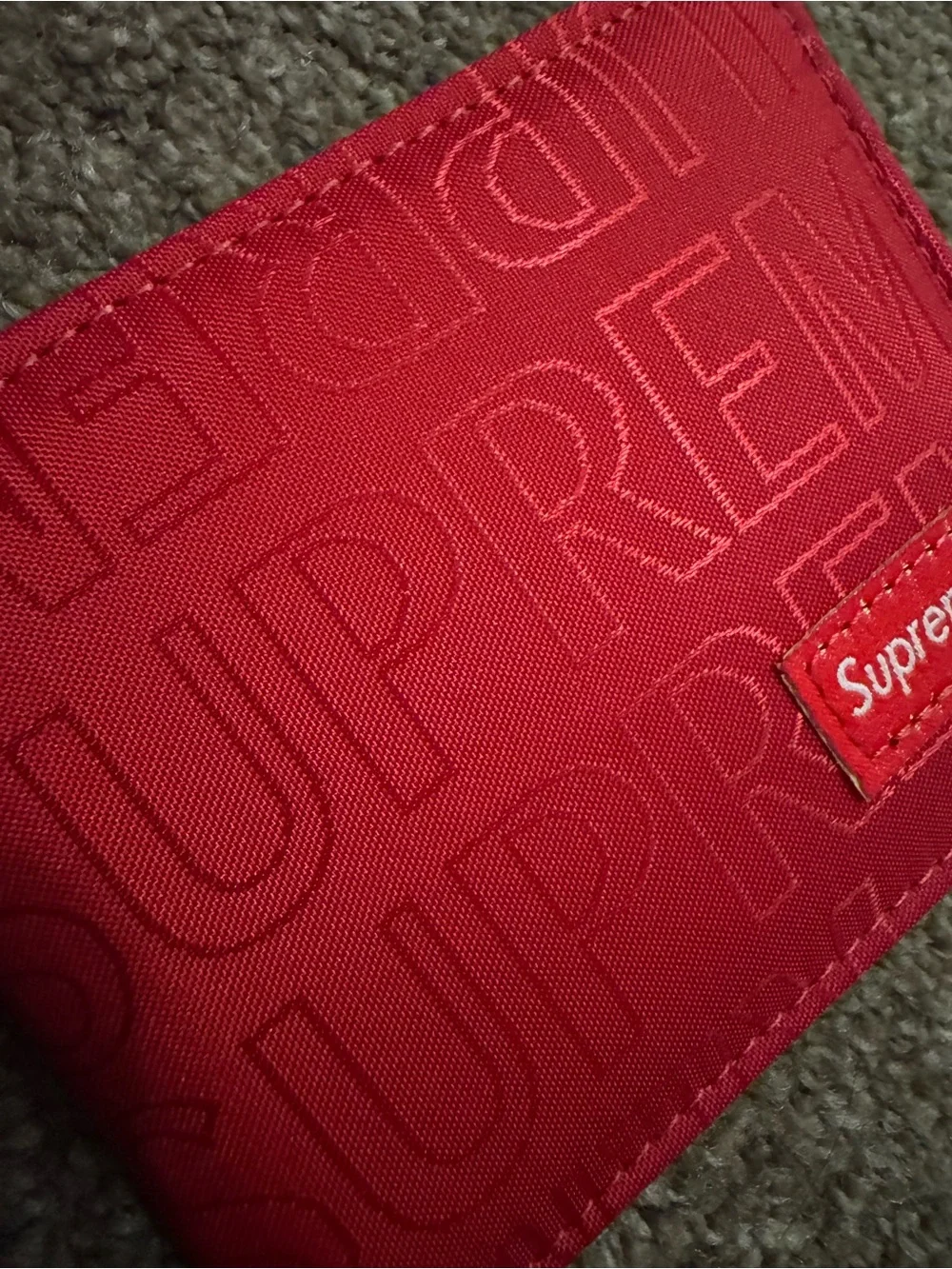 Unisex, red wallet